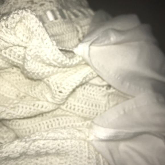 White eyelet midi dress fully lined - Picture 6 of 8